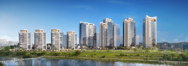 DL이앤씨 수성1지구 재개발 투시도