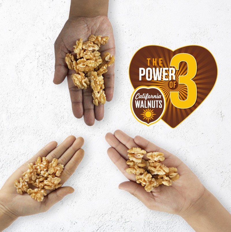캘리포니아 호두협회, 3월 한 달간 ‘파워 오브 3’ 글로벌 캠페인 진행