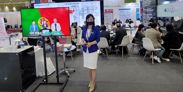 사진출처=셀레나이민 최여경 대표/ 코엑스 박람회 현장