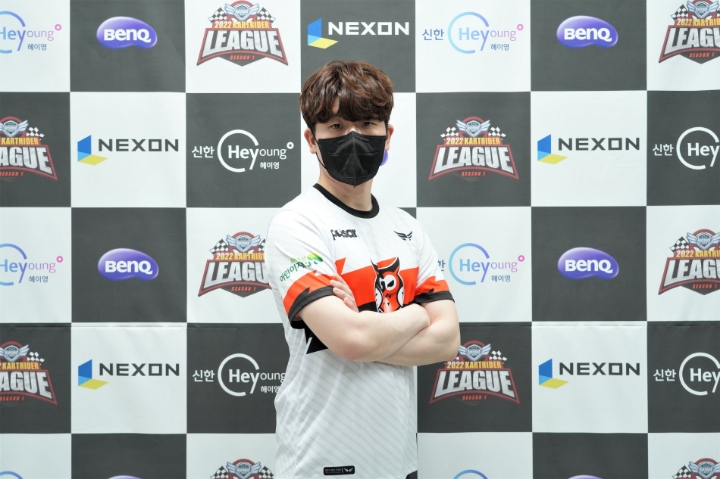 사진(넥슨제공)=두두카를 상대로 시즌 첫 승리를 거둔 팀GP의 주장 강석인.