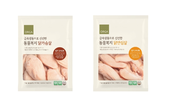풀무원 올가홀푸드 ‘동물복지 닭가슴살·닭안심살’ 2종 선보여
