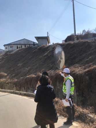 국토안전관리원, 세종시와 손잡고 해빙기 급경사지 안전감찰 실시