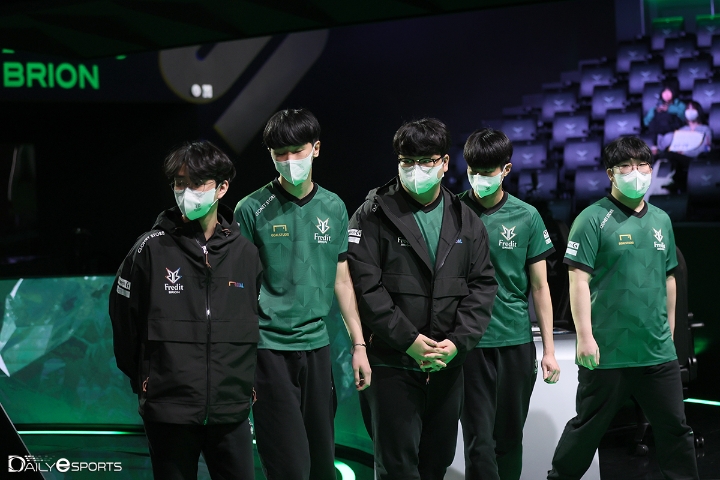 사진=10일 리브 샌드박스를 상대로 승리한 프레딧 브리온.