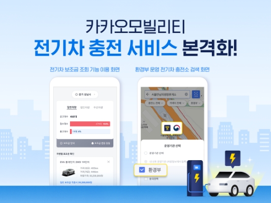 카카오모빌리티, 전기차 충전 서비스 본격화…"스마트 기능 추가 도입"
