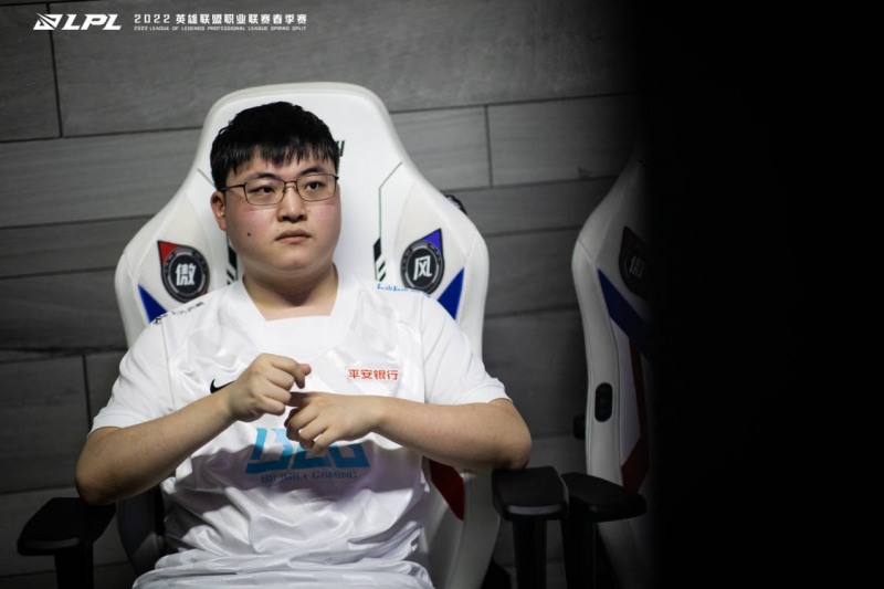 '우지' 젠쯔하오.(Photo= LPL 官方)