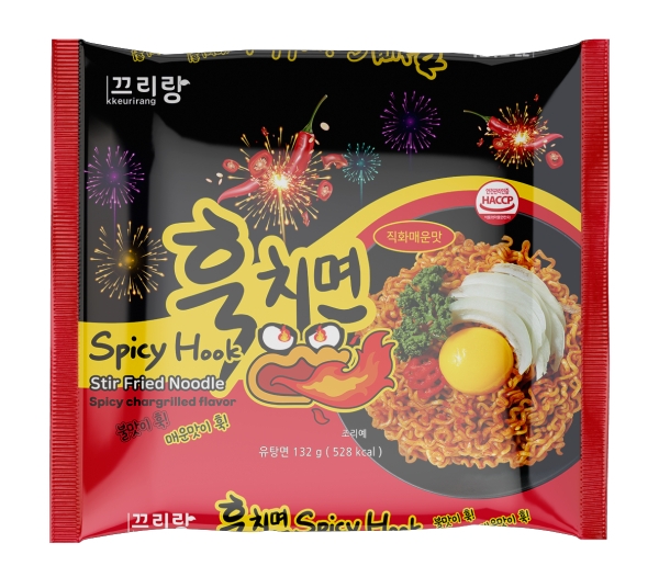 국산 라면 브랜드 끄리랑, '파도치탕면∙훅치면'으로 미국∙일본 수출길 열어