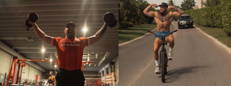 초가을 복귀를 위해 훈련중인 맥그리거(사진=노트리우스 인스트그램)