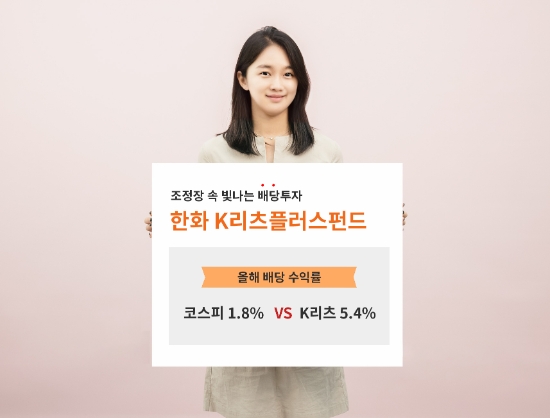 한화 K리츠플러스 펀드 "조정장엔 배당 투자 주목"