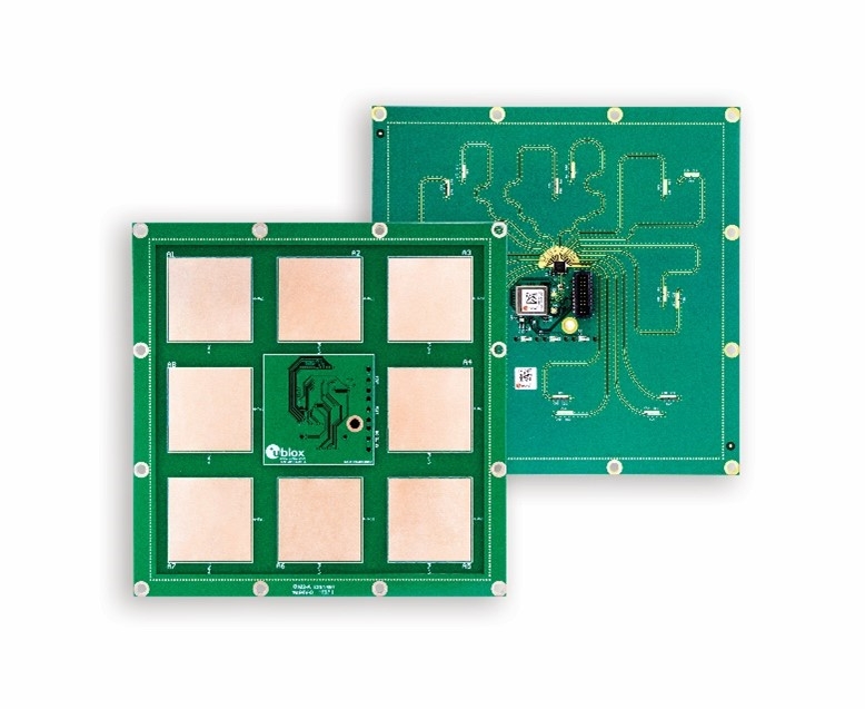 유블럭스, 상용 최종 제품 구현을 위해 설계된 블루투스 실내 위치추적 안테나 보드 출시해
