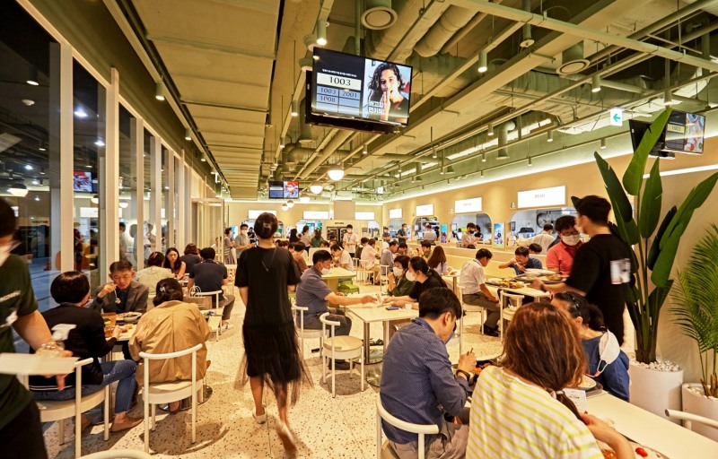 디지털 외식 플랫폼 먼키의 분당 휴맥스 지점