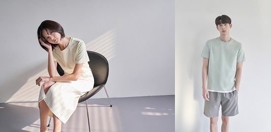 베이직하우스의 ‘순면 헤비 웨이트 티셔츠 5종 세트’