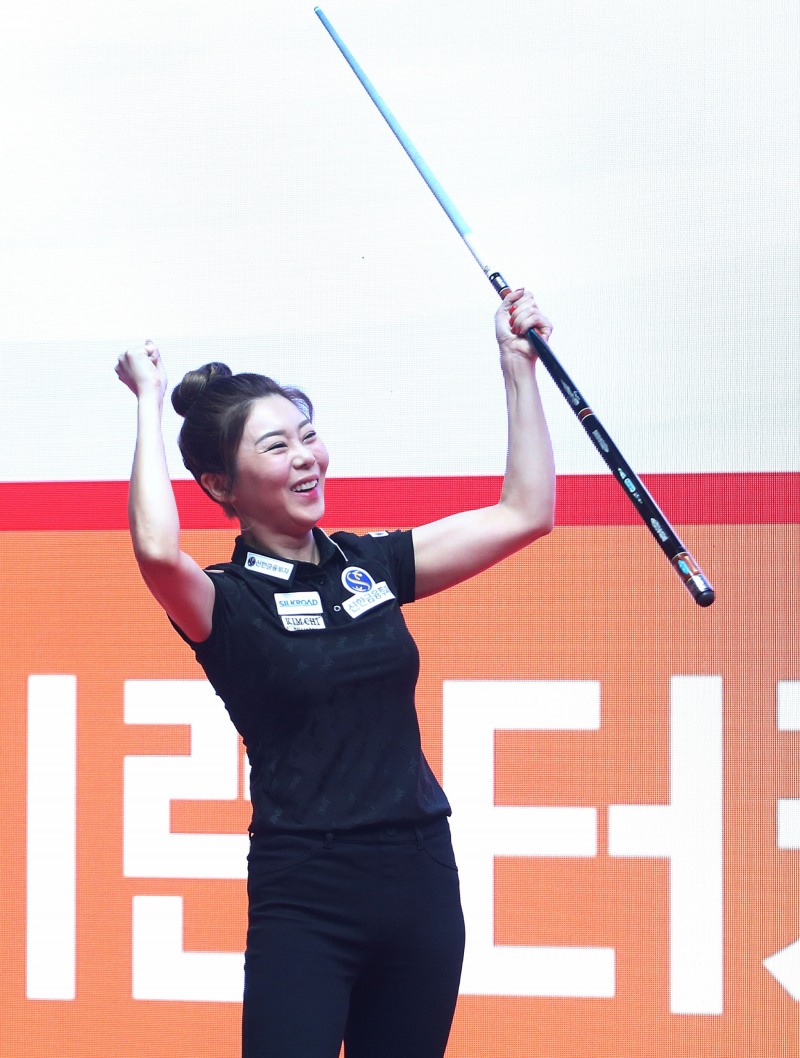 천적 스롱을 꺾고 우승한 김가영(사진=PBA제공)