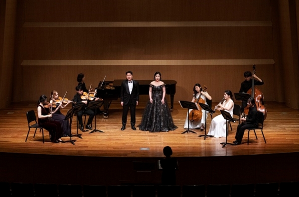 온드림 문화예술 인재들의 성장 프로그램 중 하나인 온드림 앙상블 활동 모습. 사진은 지난 2021년 11월 개최된 온드림 앙상블 콘서트 무대. / 사진 제공 = 현대차 정몽구 재단