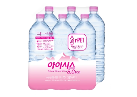 롯데칠성음료, 재생 플라스틱 사용 '아이시스8.0 ECO 1.5L' 출시