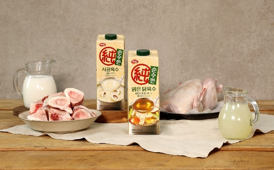 하림 ‘순수한 육수’ 2종 출시…"100% 한우와 국내산 닭만 사용"