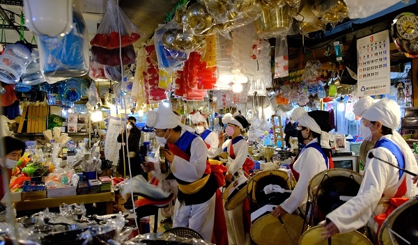 대림시장, 50주년 기념 풍물놀이 행사 진행