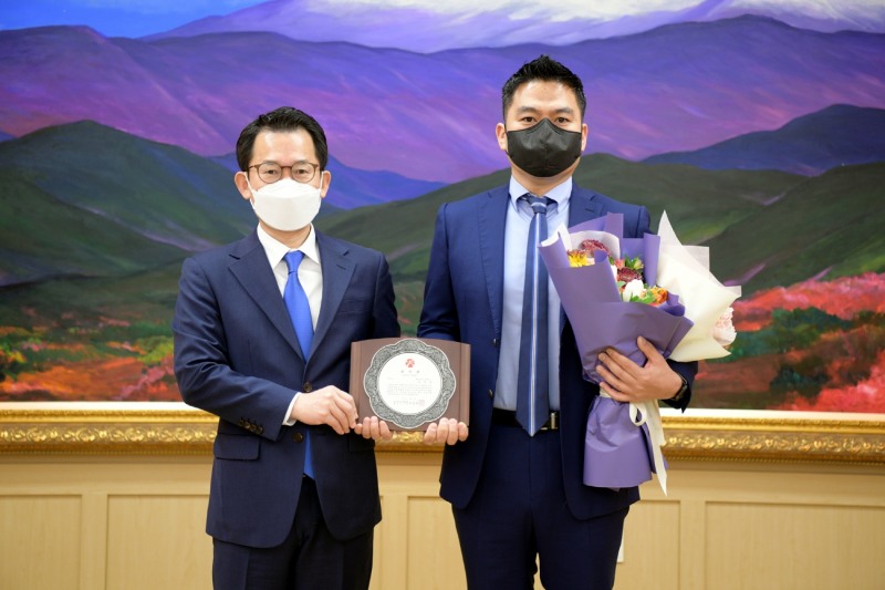 의로운 시민상 수상 나영선 씨 (사진제공 = 광주광역시)