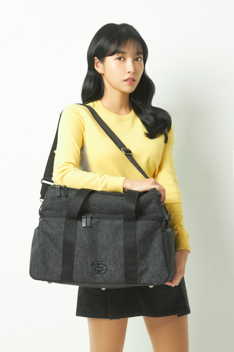 깔라오, 골프테이너 홍재경과 함께 ‘더블데커 슈즈온탑’ 골프보스턴백 선보여