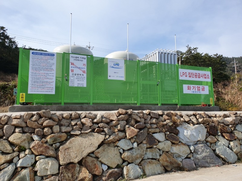 LPG 저장 시설 모습 (사진제공 = 완도군)