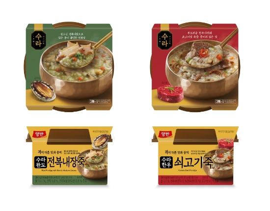 동원F&B, 프리미엄 한식 ‘양반 수라’ 용기죽 2종 출시