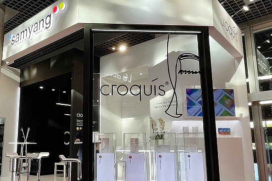 삼양홀딩스 바이오팜그룹이 ‘국제미용안티에이징학회(AMWC) 글로벌 2022’에 참가해 리프팅 실 브랜드 ‘크로키’의 우수성을 알렸다.