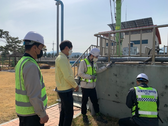 국토안전관리원, 경북 예천군 하수처리시설 합동안전점검 실시