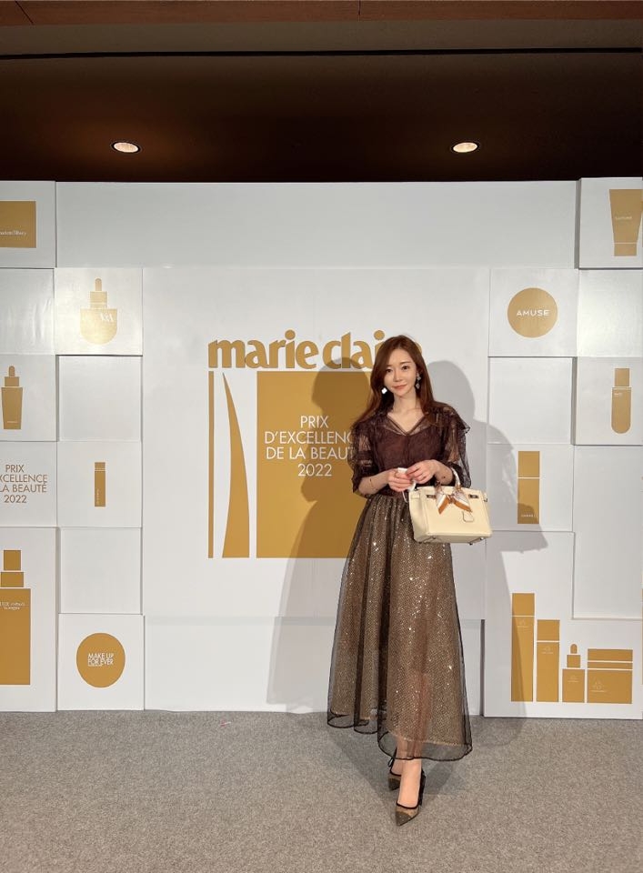박윤미 아나운서, 2022 마리끌레르 '프리덱셀랑스 드 라 보테' 뷰티어워드 참석‥ 기품있는 자태 뽐내
