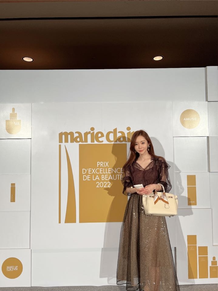 박윤미 아나운서, 2022 마리끌레르 '프리덱셀랑스 드 라 보테' 뷰티어워드 참석‥ 기품있는 자태 뽐내