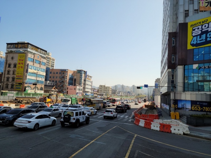 광주광역시 도시철도건설본부는 도시철도2호선 건설공사에 따라 백운광장 주변 교통전환을 추진한다. (사진제공 = 광주광역시)