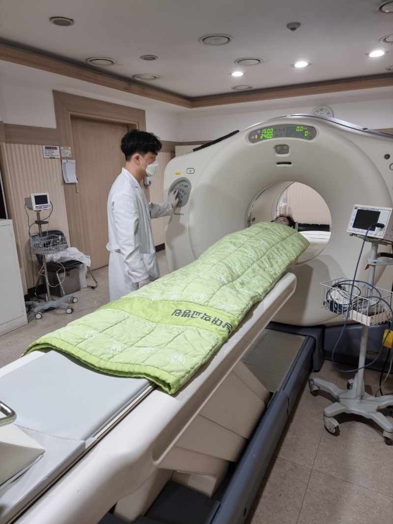 전립선암 전용 PET-CT 검사 모습 (사진제공 = 전남대병원)