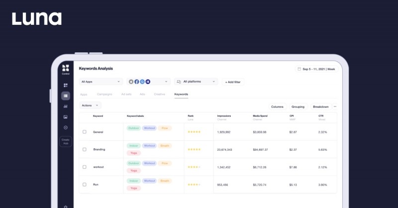 아이언소스, '루나 서치 애즈' 정식 출시