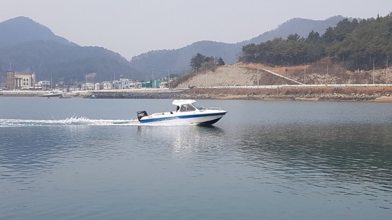 여수 화양면 소재 전남동부조종면허시험장에서 실기시험이 진행되고 있다. (사진제공 = 여수해양경찰서)