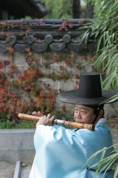 국가무형문화재 제45호 대금산조 예능 보유자 이생강./ 사진 제공 = 죽향대금산조원형보존회