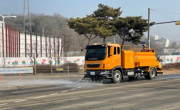 군포시 도로청소차