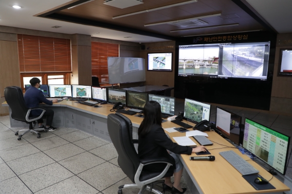 22일 전북 동진지사에서 열린 대표통수식은 스마트물관리시스템을 활용해 원격급수 방식으로 실시됐다