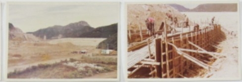 담양댐 건설 사진 (사진제공 = 담양군)