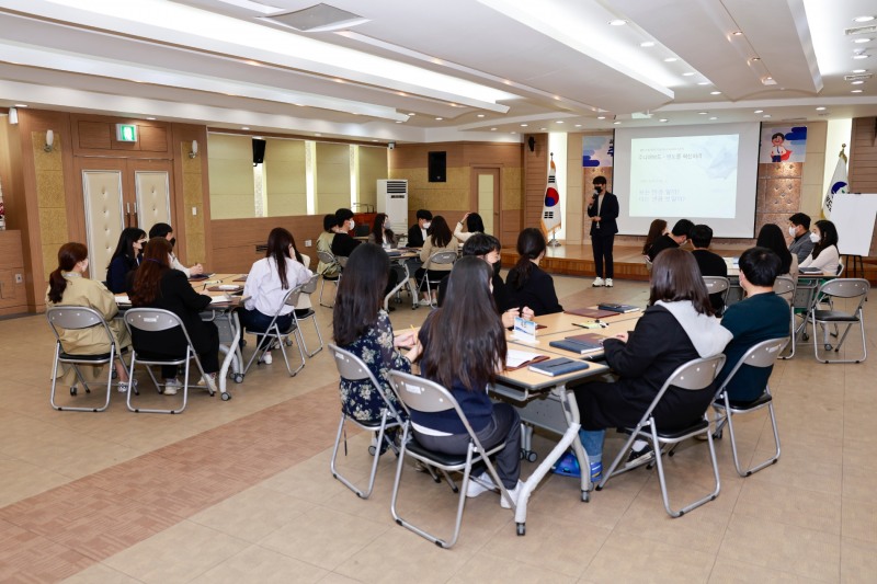 완도군 혁신 주니어보드 워크숍 모습 (사진제공 = 완도군)