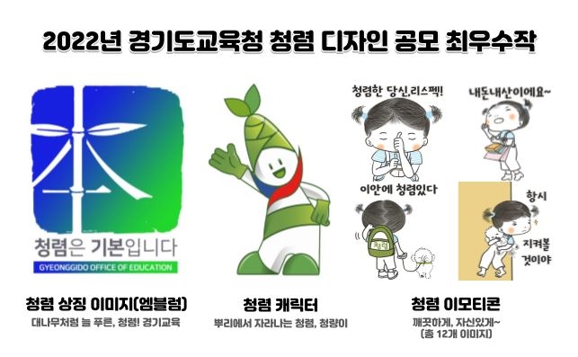 경기도교육청 ‘2022 청렴 디자인 공모전’ 수상작 발표