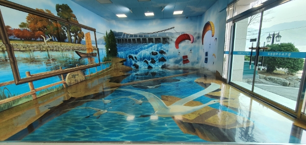 1층 포토존 모습