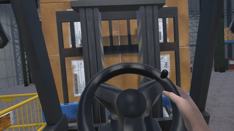 이미지 제공 : 주식회사 제이에스에이치 / ▲지게차 안전 vr