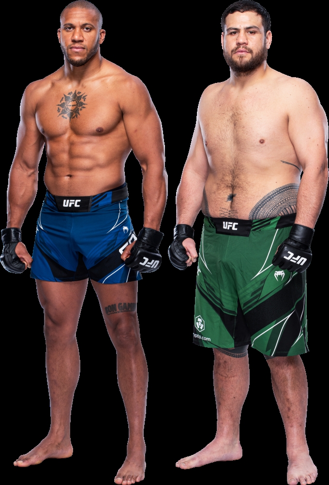 9월 대결이 예상되는 시릴 가네(왼쪽)와 타이 투이바사(사진=UFC)
