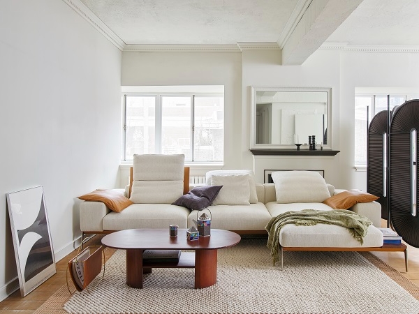 사진=트레비 4인 카우치형 비에스테 패브릭 소파