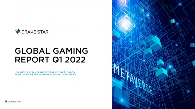 2022년 1분기 게임산업 M&A 관련 내용이 담긴 드레이크 스타 파트너스의 보고서.