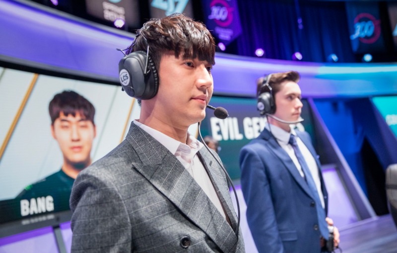 EG 시절 허영철 감독(사진=라이엇 게임즈)