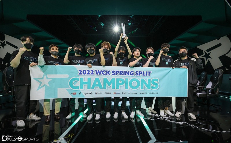 WCK 스프링 우승 팀 롤스터Y