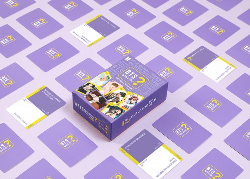 방탄소년단 주제의 카드 게임 'BTS 얼마나 아니?' 출시