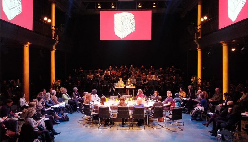 암스테르담 국제다큐멘터리영화제(IDFA) 피칭 현장 (자료사진=한국전파진흥협회 제공)