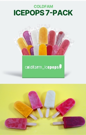 콜드팜 아이스팝스, 무가당 저칼로리 아이스바 출시