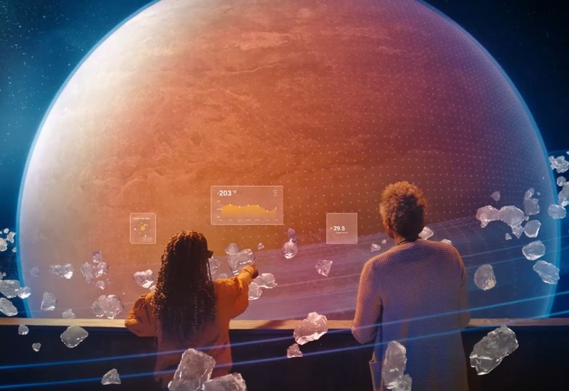 화성의 성분을 알려주는 메타버스 교육 프로그램 〈사진=메타 공식 홈페이지〉