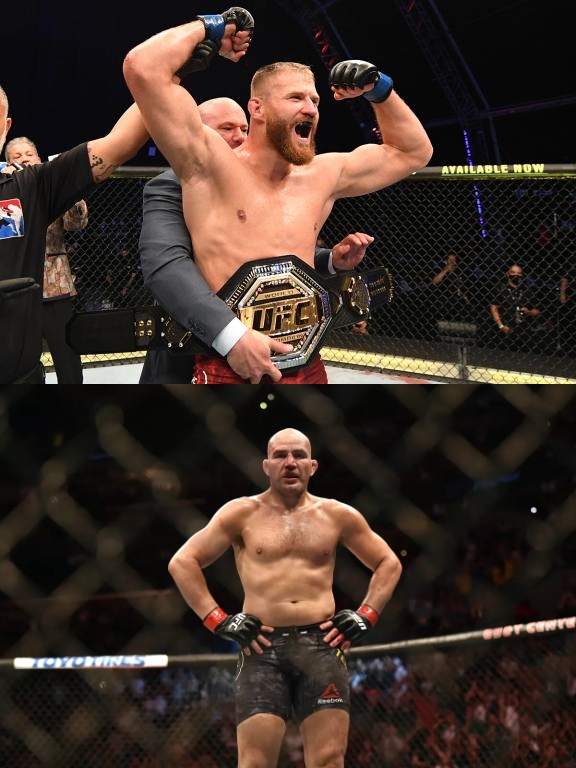 서로 승리를 기원하며 맞붙기를 원하는 전 챔피언 블라코비치(위)와 테세이라(사진출처=UFC)